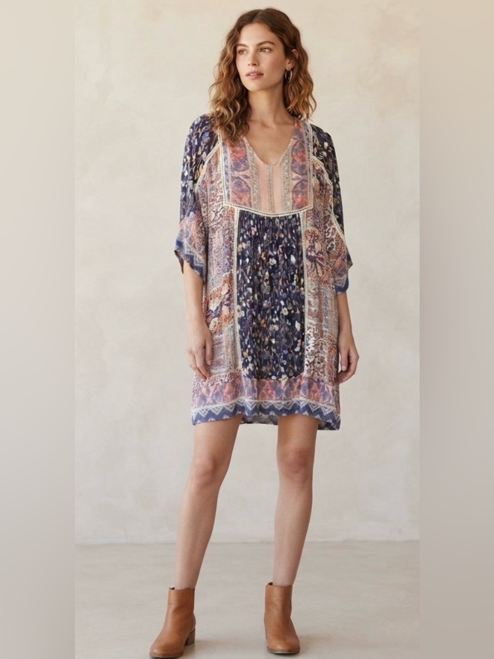 Sundance My Favorite Dress Patchwork Tunic